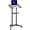 Black, variant on Black Mobile 24" Height Adjustable Rolling Podium, Lectern, Laptop Workstation
