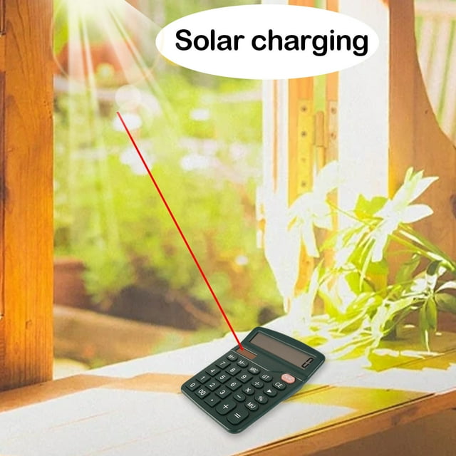 Fridja Desktop Calculator, Solar Calculator with Large 12 Digit Display, Large Sensitive Buttons, Dual Power Scientific Calculators for Students School Office Desktop Accounting Tool, Black