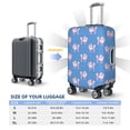thumbnail image 6 of Lsque Cute Poodle Dog Printed Luggage Cover, Travel Luggage Protector,Scratch and Dirt Resistant, Fits 18-32 Inch Luggage - Small, 6 of 9