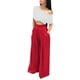 thumbnail image 2 of Lucakuins Pantalones de Pierna Ancha para Mujer, Pantalones Sueltos de Cintura Alta de Color Sólido Casual Lucakuins S, M, L, XL, XXL, 2 of 6