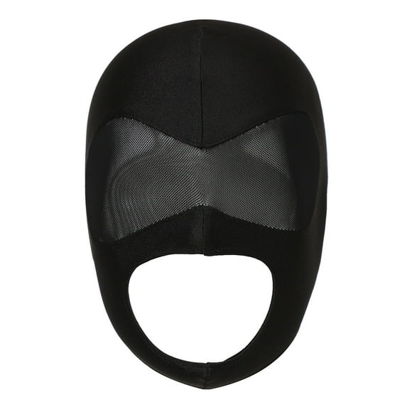 Fldy Masques Faciaux Noirs Masque à Capuche Couvrant Complet Élastique Coupe-Vent Masque Facial Respirant Type A L