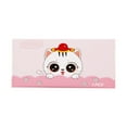 thumbnail image 2 of 10 Pack Cartoon Flushable Wipes Disposable Wet Wipes Individual Packages (Pink Cat), 2 of 7