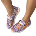 thumbnail image 5 of KEVCHE Halloween Pumpkin Slip-On Shoes for Women, Cute Spooky Lightweight Platform Casual Walking Loafers with Soft Cushioned Sole, Comfortable Flat Sneakers for Daily Wear and Fall Outings, 5 of 5