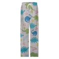thumbnail image 4 of Cartoon Dinosaur Women's Pajamas Pajama Pants Women's Sleepwear Lounge Sleep Bottoms Stretch with Pockets, 4 of 7