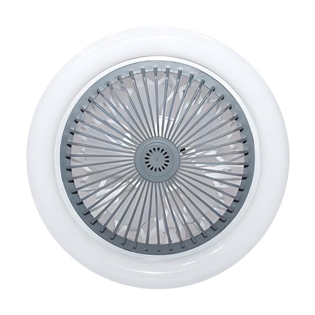 Feltree 30W Universal Head Screw Mouth Fan Light Remote Control Household Fan Light Ceiling Fan Silent Fan