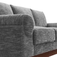 thumbnail image 6 of Sofa Couch, Grey Gray, Fabric, Living Kitchen Cafe Bistro Hospitality Restaurant, Modern HB34838, 6 of 9