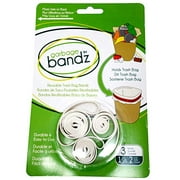 Garbage Bandz Reusable Elastic Rubber Bands For Trash Cans, 1-Pack (3 Pieces)