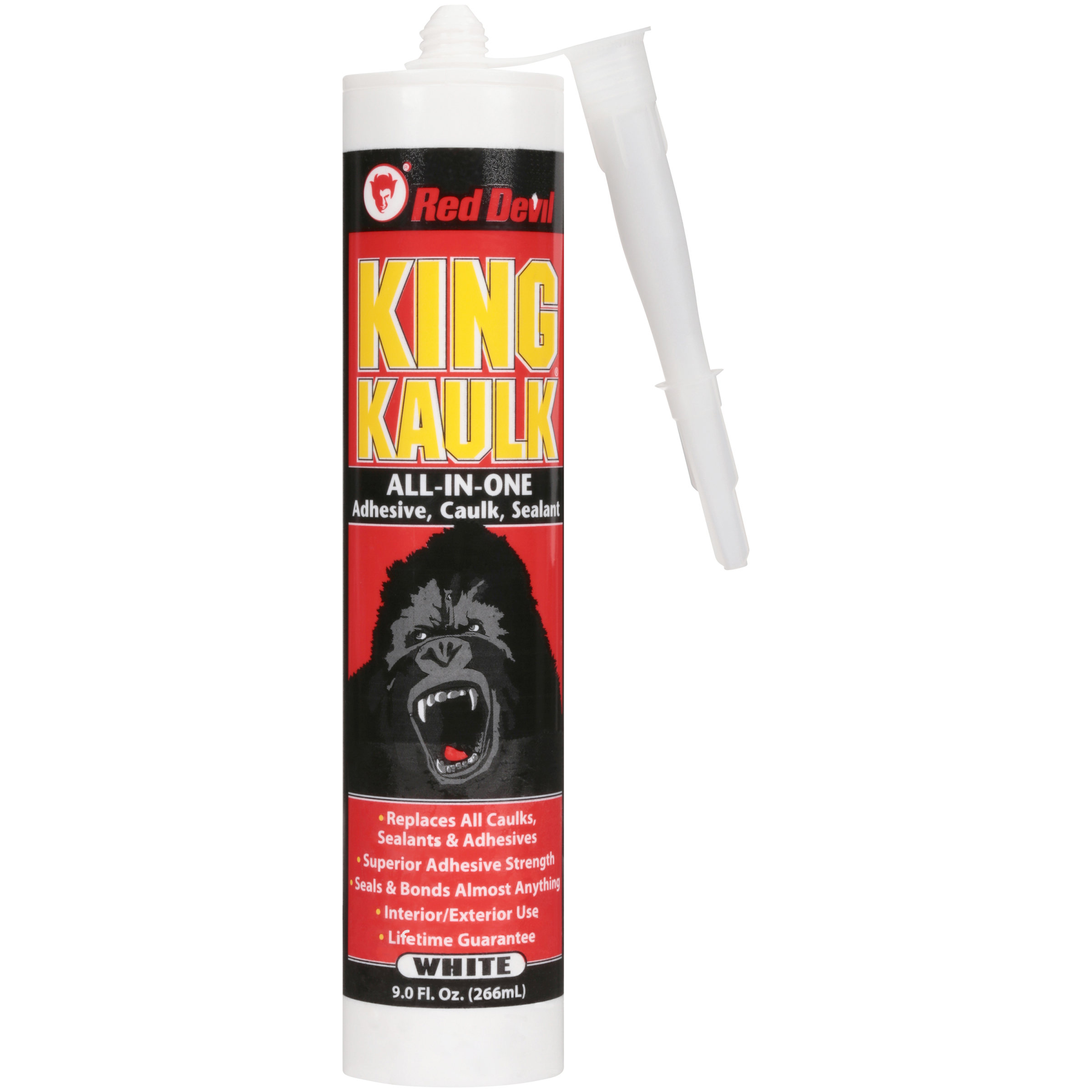 Red Devil 0956 King Kaulk All in One Adhesive, Caulk, Sealant 9 oz
