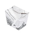 thumbnail image 5 of Bio Tek 8 oz Square Newsprint Paper Noodle Take Out Container - 2 3/4" x 2 1/4" x 2 1/2" - 200 count box, 5 of 10