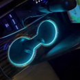 thumbnail image 3 of Luces LED para Portavasos Central de Coche, LáMpara Decorativa Interior, Luz Ambiental de , Azul Hielo para 2018-2022, 3 of 5