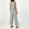 thumbnail image 3 of Stylish Women's Trousers Suit for Every Occasion - Versatile and Comfortable Long Pants Set for Work Parties and Casual Outings - Elegant Design for a Look, 3 of 5