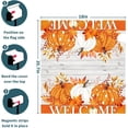 thumbnail image 6 of Welcome Autumn Orange Pumpkin Mailbox Cover - Magnetic Fallen Leaves Standard Size 18 X 21 - Fall Holiday Wrap Post Letter Box Decorative for Home Outdoor Garden, 6 of 6