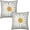 Gray Yellow White Daisy Pillow Covers, variant on Sunflower Gnome Throw Pillow Cover 20 x 20 Set of 2 Spring Floral Flowers Pillow Cases Seasonal Summer Cushion Covers Cotton Linen Decorative Pillowcase Farmhouse Decor for Sofa Couch Home