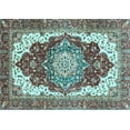thumbnail image 1 of Ahgly Company Indoor Rectangle Persian Light Blue Traditional Area Rugs, 6' x 9', 1 of 4