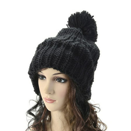 Women Girls Warm Knitted Slouch Crochet Winter Fashion Hip-Pop Caps Hats
