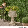 thumbnail image 3 of Afuera Living Outdoor Roman Chalice Garden Urn Planter in Antique White, 3 of 10