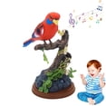 thumbnail image 4 of Talking Parrot | Cute Electric Battery Operated Control Voice Simulation Parrots | Sparrow Bird Repeats What You Say, Electric Parrot Induction Toy for Garden, 4 of 9