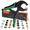 Green, variant on Green Heavy Duty Snap Fastener Tool Kit with 100 Sets 4 Color Boat Cover Repair Snaps