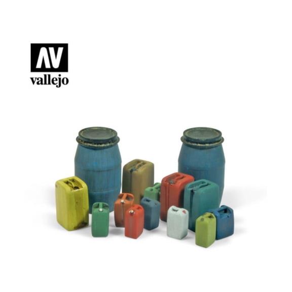 Assorted Modern Plastic Drums #2 New