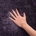 thumbnail image 5 of Softlife Stylish Soft Shaggy Velvet Carpet for Living Room/Bedroom, Fluffy Rugs,6' x 9',Grayish Purple, 5 of 7