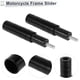 thumbnail image 5 of Protector de guardabarros de aleación de aluminio de 10.5mm para slider de marco de motocicleta, protección contra choques, 28mm 134mm, tornillo negro, 2 juegos, 5 of 7