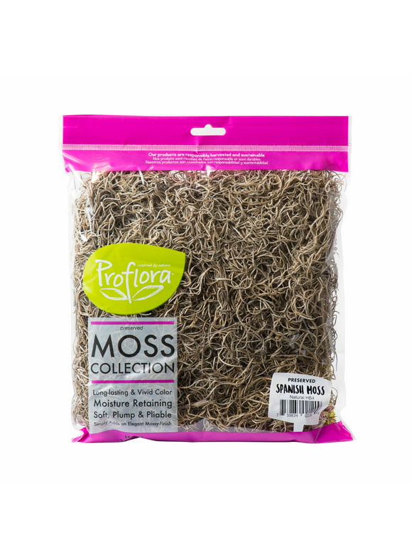 ProFlora Brown Spanish Natural Moss - Floral Arranging Supplies