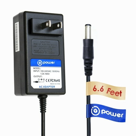 T-Power 12v ( 6.6ft Long Cable ) Ac Adapter For Iomega eGo HARD DRIVE RDHD-U RDHD-U2 12v S/N 94A83233B9 P/N 31759100 / Iomega HDD Scanner Onetouch Visioneer 7100 8100 / Sagem TV Box Dtr67320t