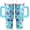 Butterfly, variant on 40oz Skull Tumbler with Handle and Straw, Skeleton Gothic Floral Stainless Steel Insulated Cup with Lid and Straw, Horror Travel Coffee Mug Water Bottle, Birthday Halloween Gifts for Women Men