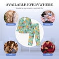 thumbnail image 7 of KLL Cute Pineapples Sleepwear Mens Flannel Pajamas,Long Cotton Pj Set, 7 of 7