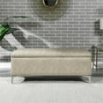 thumbnail image 4 of Jennifer Taylor Home Madelyn Storage Bench Dove Gray, 4 of 17