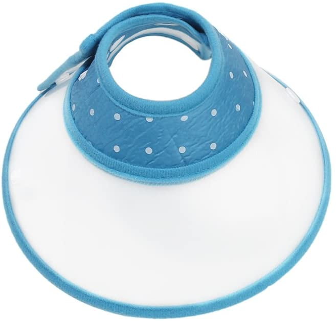 Supet Cat Cone Adjustable Pet Cone Pet Recovery Collar Comfy Pet Cone Collar Protective Collar for After Surgery Anti-Bite Lick Wound Healing Safety Practical Plastic E-Collar for Cats