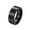Black, variant on Men's 8mm Tungsten Steel Domed Style Green Carbon Fiber Inlay Plain Black Finger Ring Matte Brushed Beveled Edges Comfort Fit Size 11
