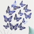 thumbnail image 5 of Jubipavy 12pcs 3D Butterfly Wall Stickers Home Decor Decor Decals Room Decoration Bedroom Party Wedding Decors Clearance, 5 of 7