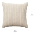 thumbnail image 3 of Nate Home by Nate Berkus Textured Decorative Pillow, 20" x 20", Natural, 3 of 8
