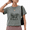 1-Gray, variant on Women's Blue Walking Cat Scribble Graphic Short Sleeve Crop T-Shirt Cat Mom Top