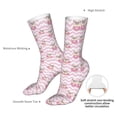 thumbnail image 4 of Salouo Pug And Donut Pattern Fun Novelty Crew Socks,Casual Athletic Socks Neutral Socks, 4 of 7