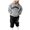 Grey, variant on Zshosam Teen Girl Clothes Toddler Girls Fleece Hoodie and Leggings Outfit Set Infant to Big Kid Size 3T 4T,(Black 3-4 Years)