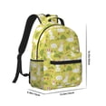 thumbnail image 2 of Rateoe Easter Bunny Pattern Durable Student Backpack Laptop Bag- Ergonomic Design, Waterproof Twill Fabric - Ideal for School, Travel, and Outdoor Activities, 2 of 6