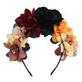 thumbnail image 2 of Diadema de flores de simulación Strade Fareast Limited decoración guirnalda para fiesta de boda Estilo A, 2 of 8