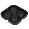 thumbnail image 2 of Bandejas para cubitos de hielo Ecomeon Moldes de hielo de silicona negro, 2 of 6