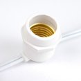 thumbnail image 3 of Novelty Lights E26 Medium Base 50 Bulbs Socket String White Wire 100 Feet (Bulbs Not Included), 3 of 6