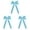 Sky blue, variant on Velvet Christmas Tree Bows, 8.66-Inch Large Ribbon Bow Ornaments for Christmas Tree, Wreath, Garland, Gift Wrapping, Mantel and Holiday Home Decor
