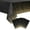 Black Gold, variant on 2 Packaging White Plastic Tablecloth, 54 inch x108 inch Rectangular Disposable Party Table Cover, Suitable for Birthday, Graduation, Restaurant, Wedding Decoration Tablecloth