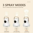 thumbnail image 6 of Kezqiaxn Humidifiers for Bedroom Cool Mist Humidifier with Night Ligh Portable Mini Humidifier with LED Screen Ultra-Quiet Wireless Humidifier Three Spray Modes for Baby Kids Bedroom Home White, 6 of 6