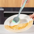 thumbnail image 6 of Dish Scrubber Brush, Dish Cookware and Vegetable Brush with Durable Bristles, 2 Sides Dish Brush for All Purpose Cleaning Green, 6 of 6