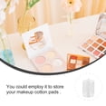 thumbnail image 3 of Homoyoyo Transparent Makeup Cotton Storage Box for Bathroom, Organizer Container, 1 Pc, 3 of 6