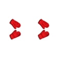 thumbnail image 3 of Qarigey 1 par de manoplas para niños pequeños, cubierta para los dedos, accesorio de ropa para niños, rojo brillante Rojo brillante 2piezas Qarigey CBP205297, 3 of 6