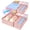Pink, variant on White Drawer Organizer Clothes 8 Pack Dresser Drawer Dividers Closet Storage Bins and Open Home Storage Bins for Jewelry Underwears Socks DIMJ