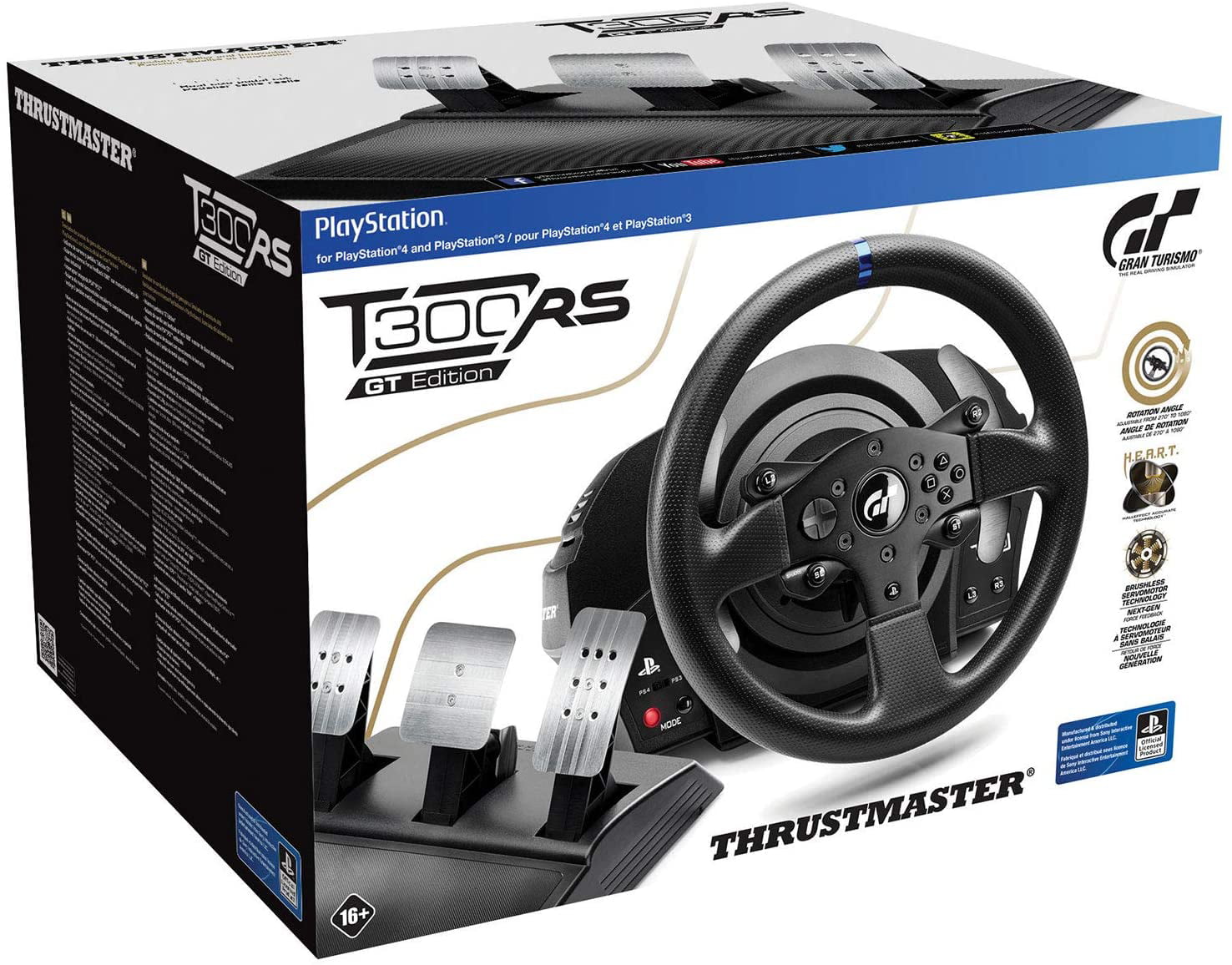 Thrustmaster T300 RS GT Racing Wheel for PS4 and PC - Walmart.com