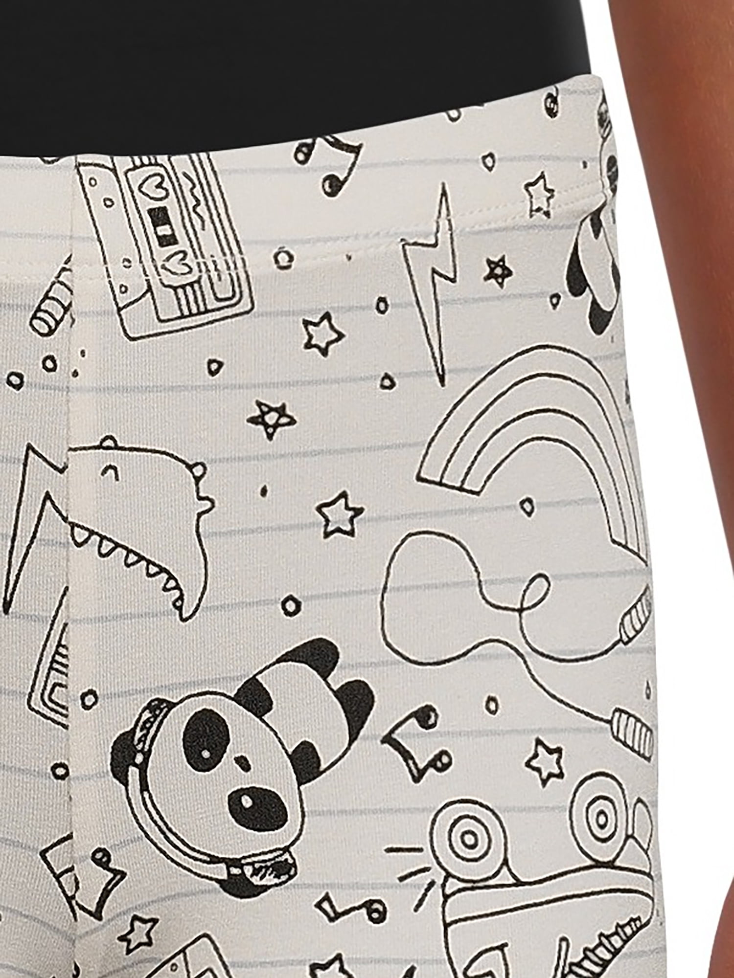 Wonder Nation Girls Bike Shorts, 6-Pack, Sizes 4-18 & Plus